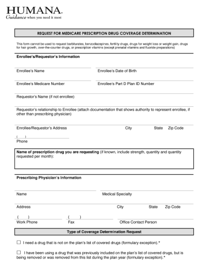 19 Humana Forms Prior Authorization Free To Edit Download Print 