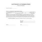 2 Free Power Of Authorization Letter Sample Examples