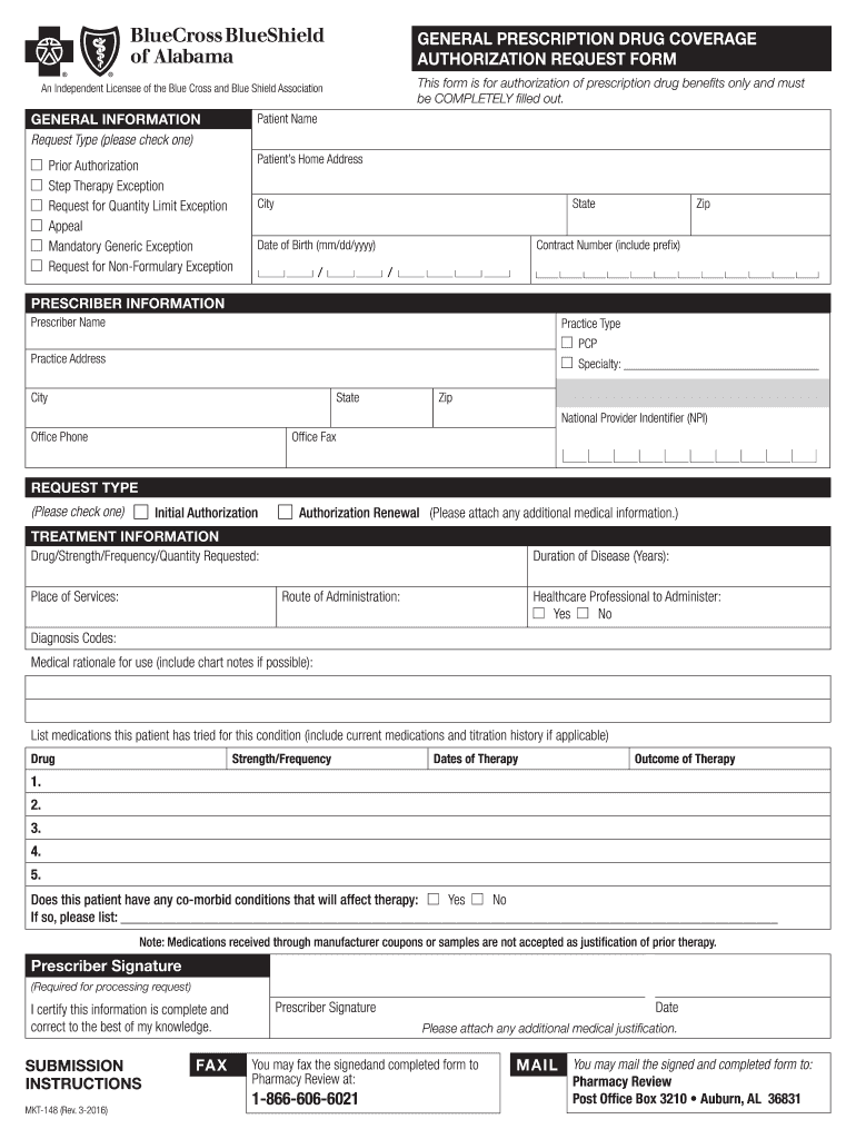 2008 Form AL BCBS MKT 148 Fill Online Printable Fillable Blank 