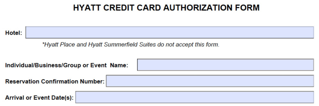 7 INFO HYATT PAYMENT AUTHORIZATION FORM PDF DOCX PRINTABLE DOWNLOAD 