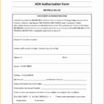 Ach Authorization Form For Business Universal Network