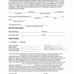 Ach Deposit Authorization Form Template Fresh Free Recurring Ach