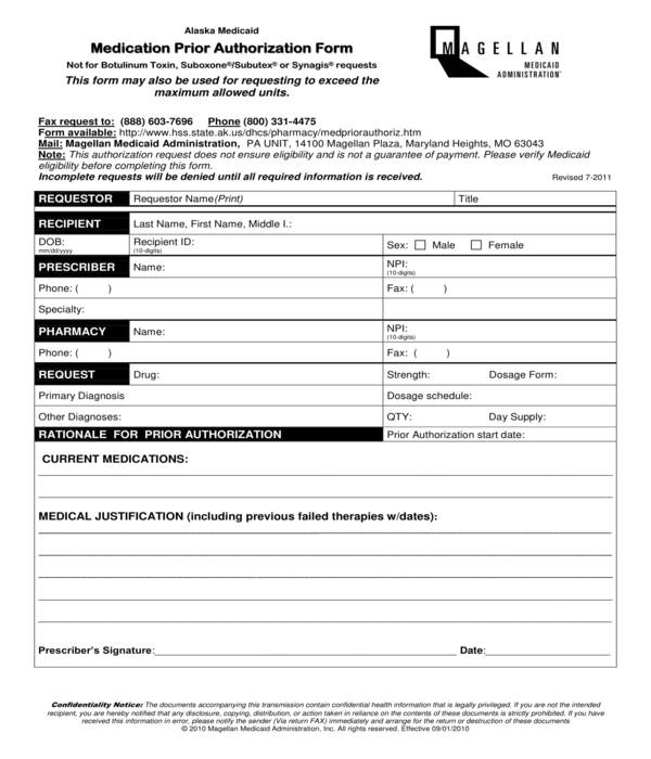 Allcare Prior Authorization Form