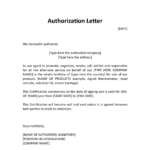 Authorization Distributor Letter Sample Distributor Dealer