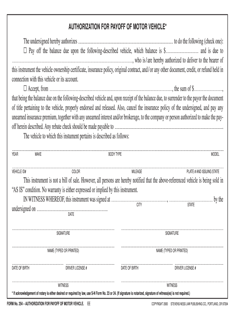 Authorization For Payoff Form California 2020 2021 Fill And Sign 