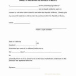 Authorization Letter For A Child To Travel Examples Format Sample