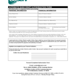 Automatic Bank Draft Authorization Form CoServ Free Download