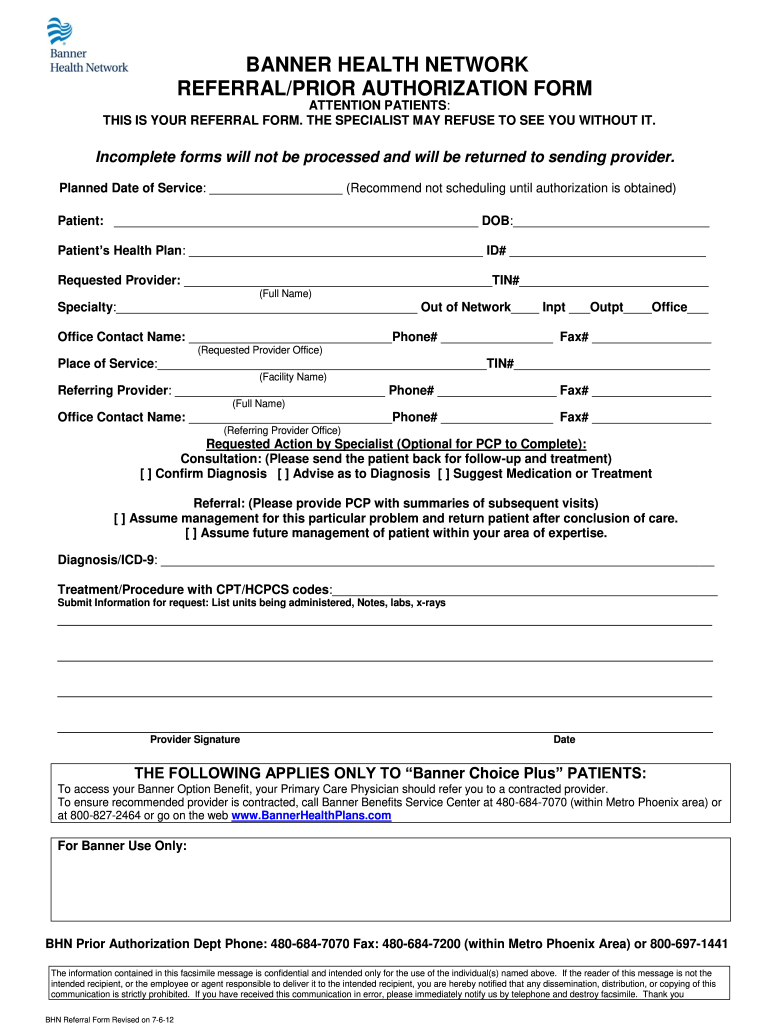 Conifer Authorization Form 4102