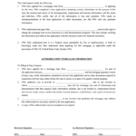 Borrowers Authorization Form Fill Online Printable Fillable Blank