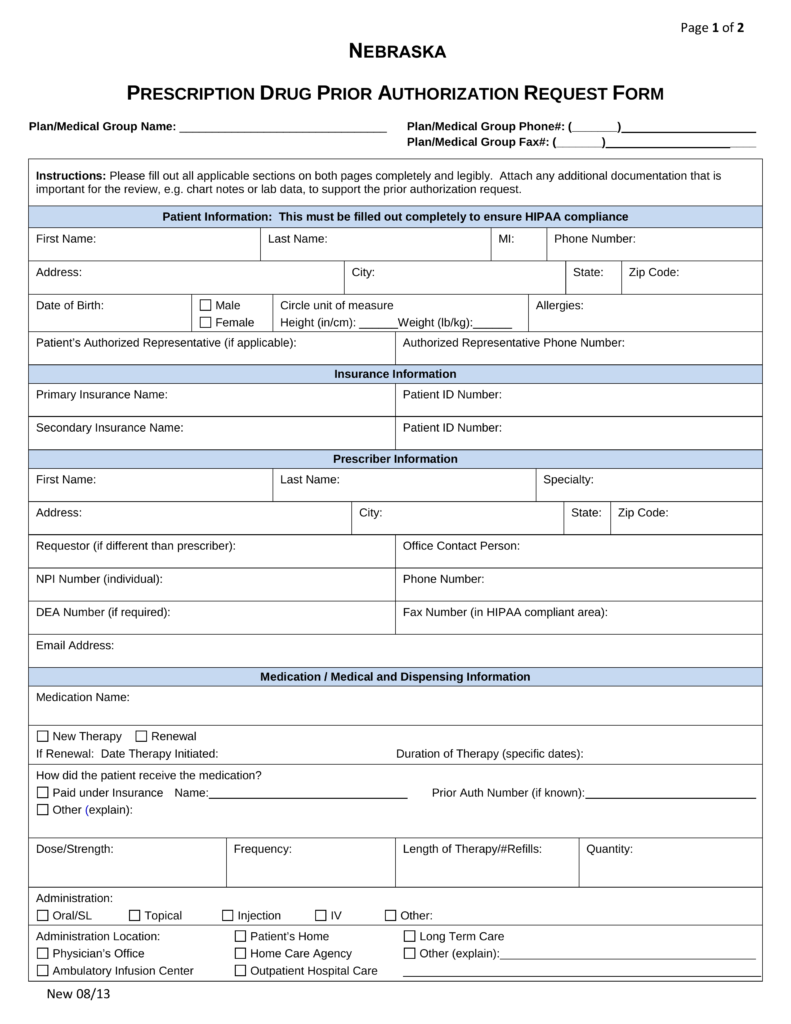 Covermymeds Humana Prior Auth Form RX prior authorization forms 