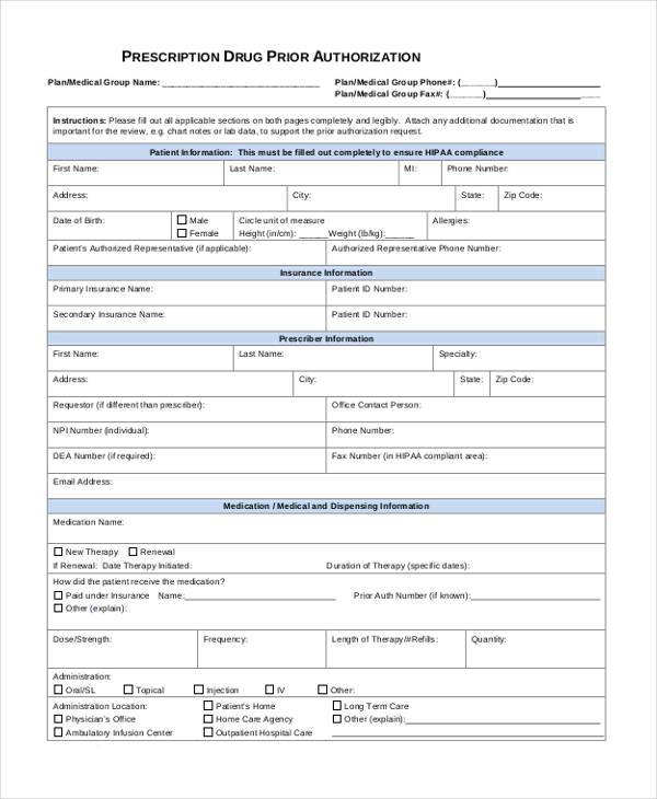 Cvs Caremark Prior Auth Form Pdf