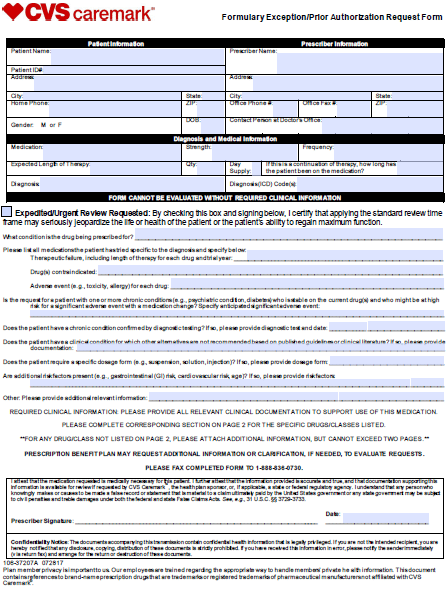 Cvs Health Prior Authorization Tufts Health Plan