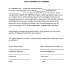 Dispatch Sample Contract And Power Of Attorney Fill Out Sign Online