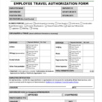 Easy Tutorial The Travel Authorization Form For Free