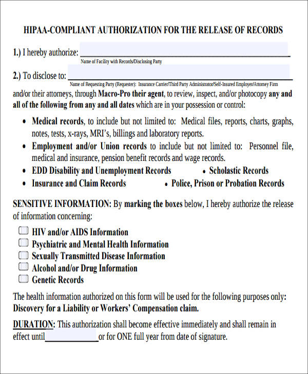 Employee Hipaa Compliance Forms Talkingstashok