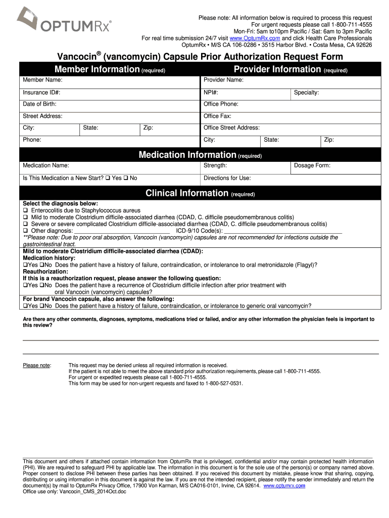 Fillable Online Capsule Prior Authorization Request Fax Email Print 