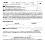 Form 8879 S IRS E file Signature Authorization For Form 1120S 2014