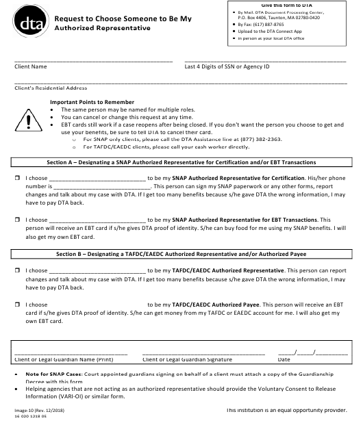 Form Image 10 Download Printable PDF Or Fill Online Request To Choose