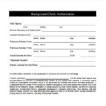 FREE 10 Background Check Authorization Forms In PDF MS Word