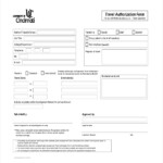 FREE 11 Sample Travel Authorization Forms In PDF MS Word Excel