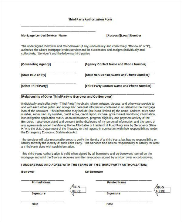 FREE 27 Sample Authorization Forms In MS Word