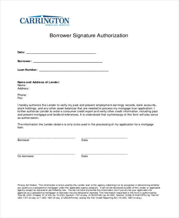 FREE 42 Blank Authorization Forms In PDF Excel MS Word