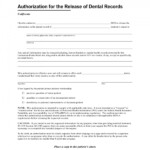 FREE 6 Dental Records Release Forms In PDF MS Word