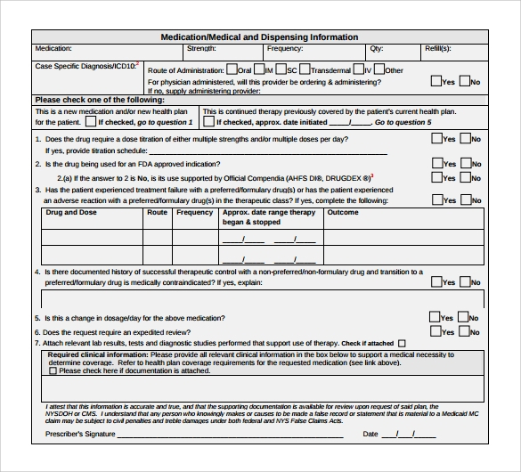 FREE 8 Sample Caremark Prior Authorization Forms In PDF