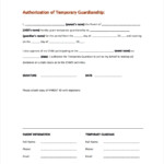 FREE 8 Sample Temporary Guardianship Forms In PDF MS Word