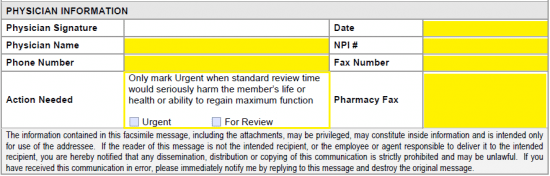 Free Catamaran Prior Prescription Rx Authorization Form PDF