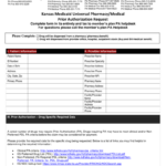 Free Kansas Medicaid Prior Rx Authorization Form PDF EForms