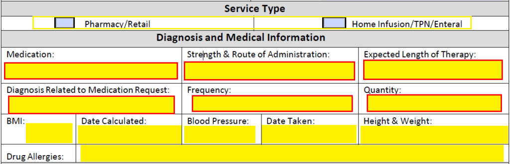 Free Meridian Prior Prescription Rx Authorization Form PDF