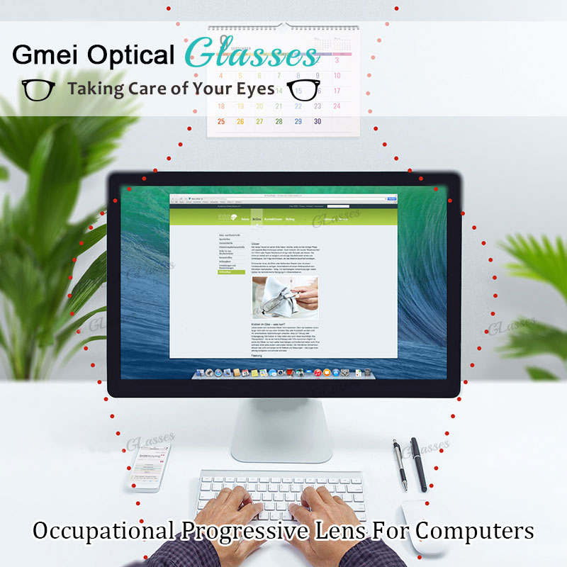 Gmei Optical 1 61 High Index Computer Office Work Multifocal Digital 