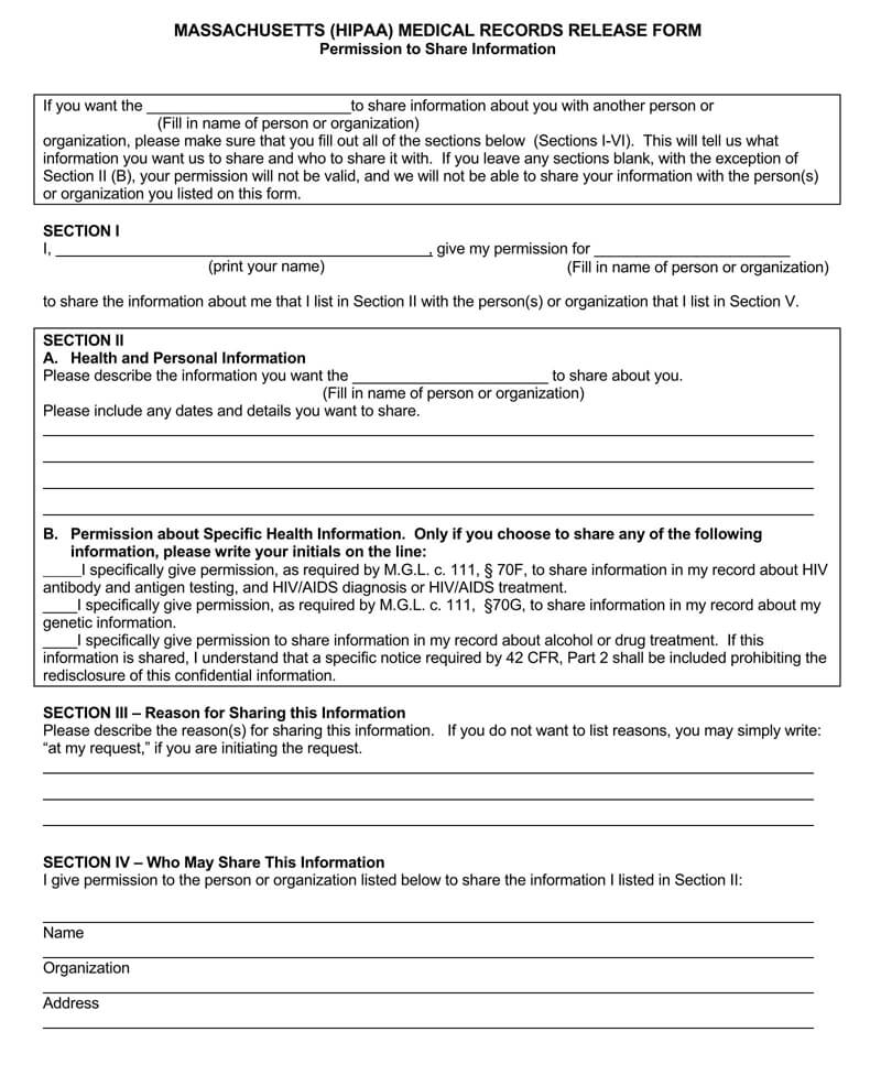 Hipaa Authorization Form Kentucky