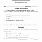 Information Release Form Template Unique Sample Medical Information