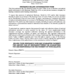 Insurance Billing Authorization Form Printable Pdf Download