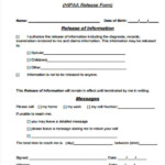 Klauuuudia Hipaa Release Form Template