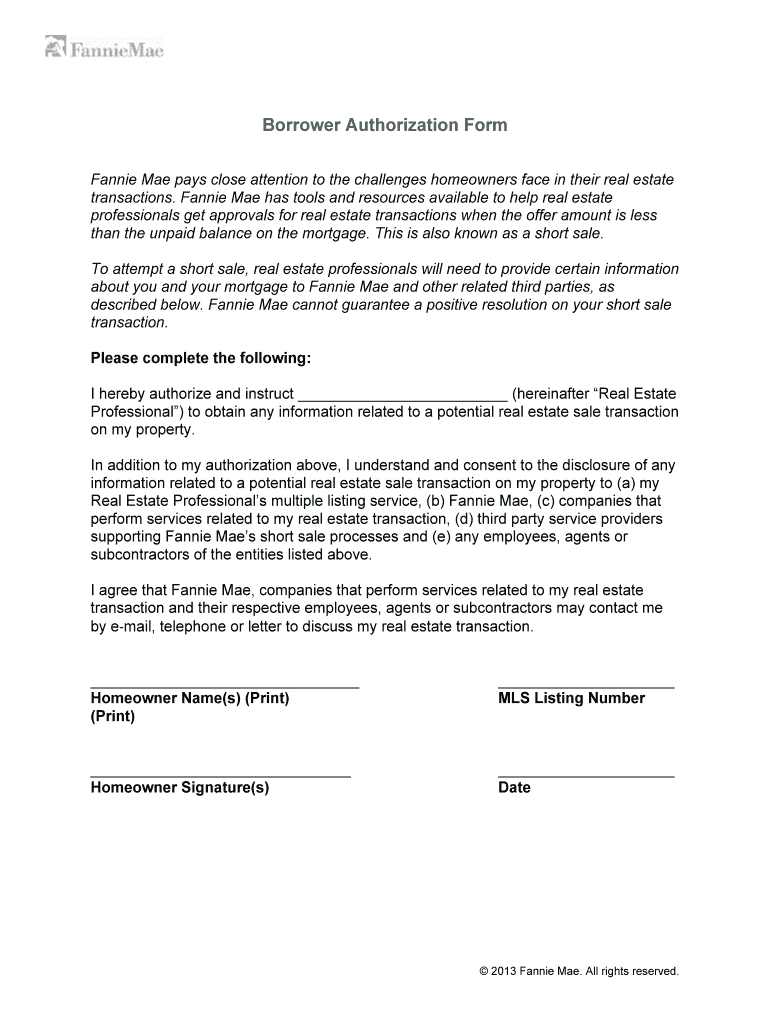 Mae Authorization Form Fill Out Sign Online DocHub