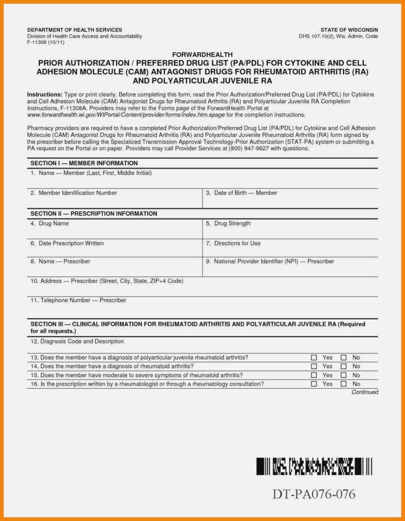 Medicare Part D Prior Authorization Form For Medication New Learn All 