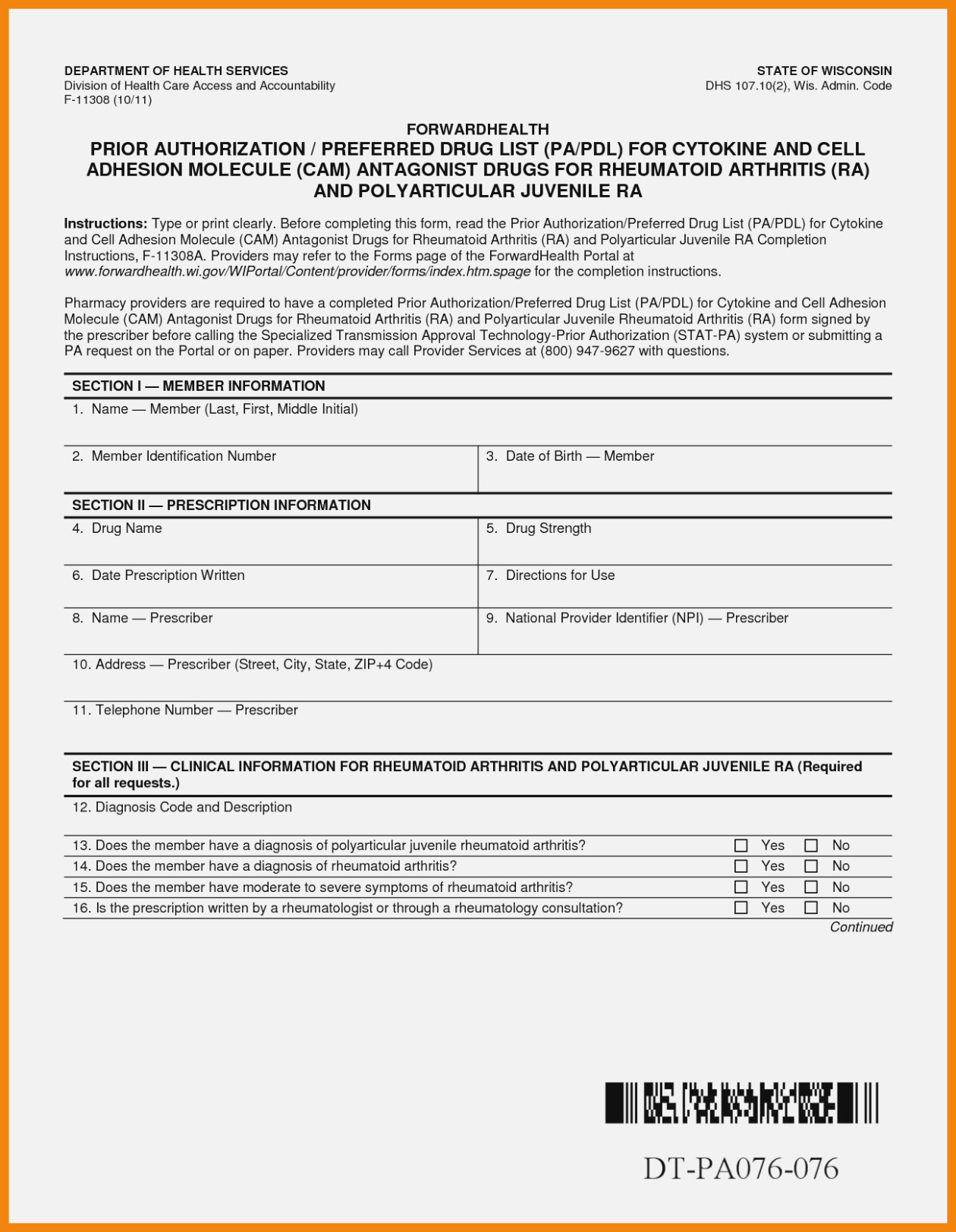 Medicare Part D Prior Authorization Form For Medication New Learn All 