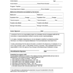 Medication Dispensing Consent Form Hoffman Estates Park District