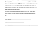 Mvr Release Consent Form Printable Pdf Download