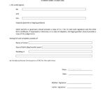 Parental Authorization Form For Minors Oci Fill Out And Sign