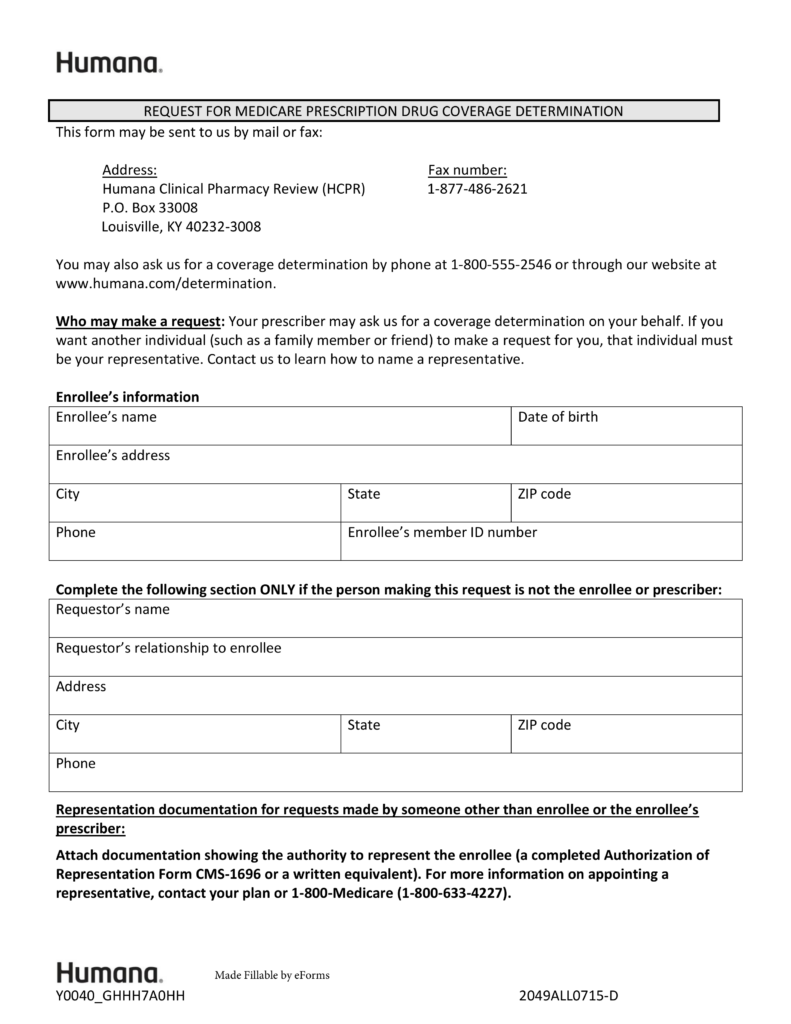 Pharmacy Advantage Prior Authorization Form PharmacyWalls