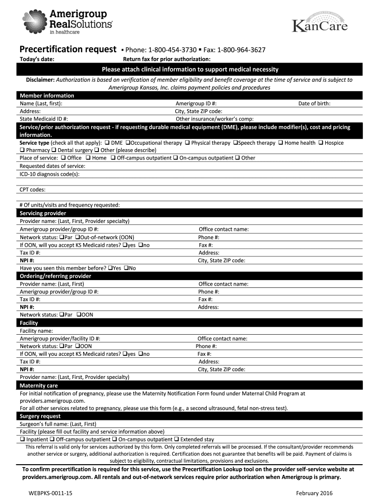 Precertification Template Form Fill Out Sign Online DocHub