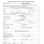 Prescription Drug Prior Authorization Request Universal Form