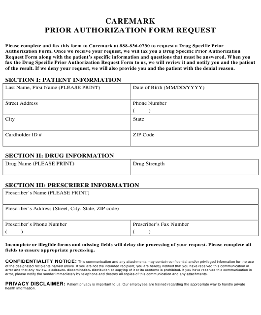 Aetna Cvs Caremark Prior Authorization Form - AuthorizationForm.net