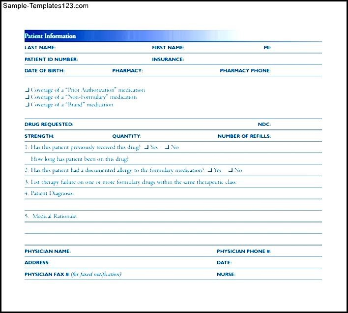 Sample Amerigroup Prior Authorization Form Sample Templates Sample 