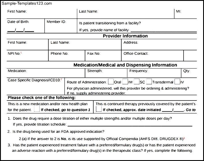 Simple Medicaid Authorization Form Sample Templates Sample Templates