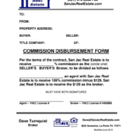 TX San Jac Real Estate Commision Disbursement Form 2010 2022 Fill And